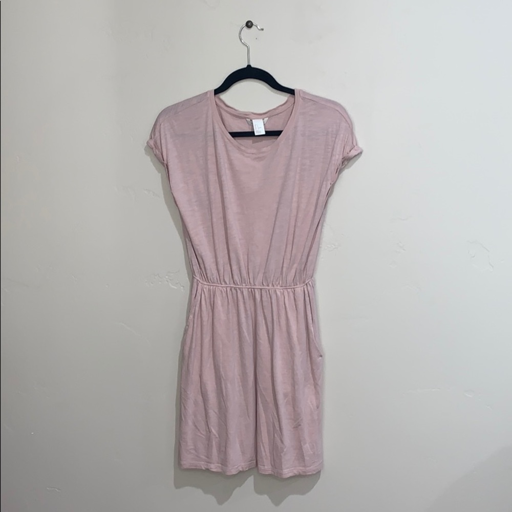 Pink dress (with pockets!)